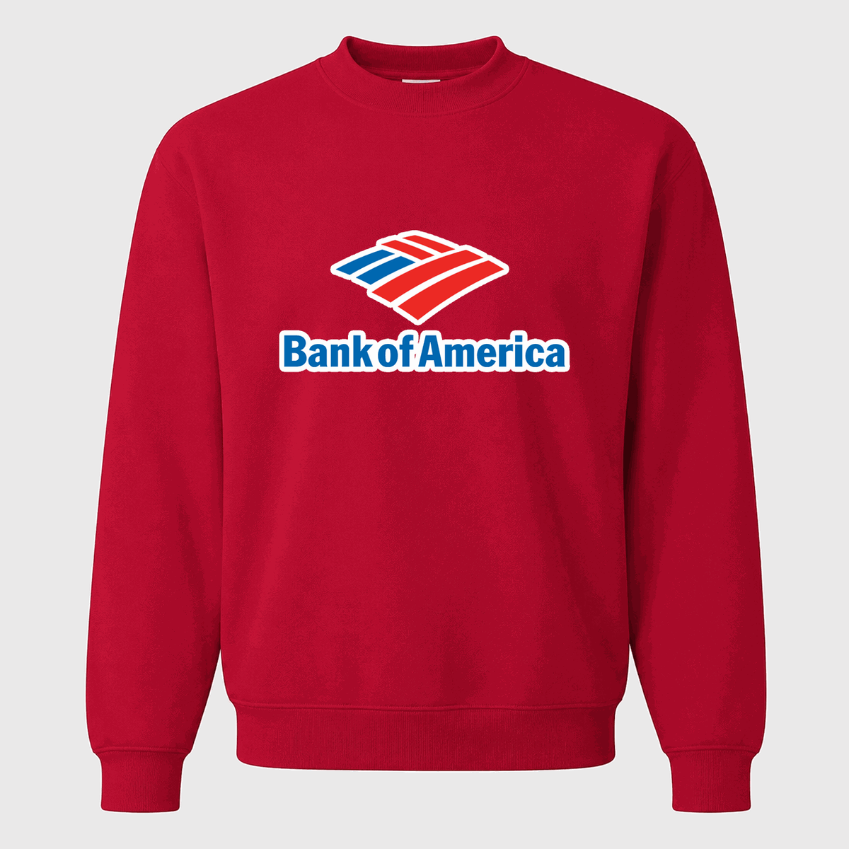 Men's Bank of America Crewneck Sweatshirt - Red