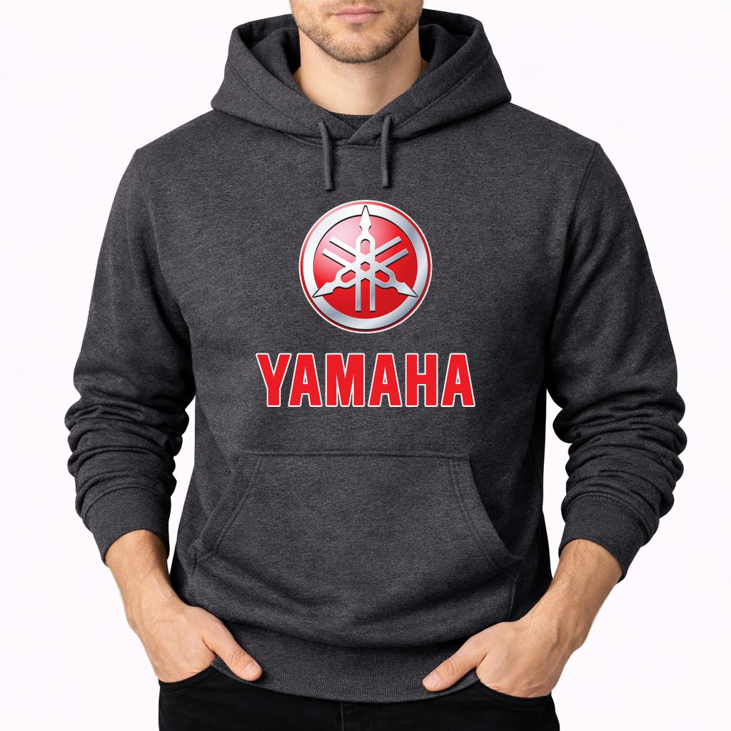 Men's Yamaha Pullover Hoodie - Charcoal