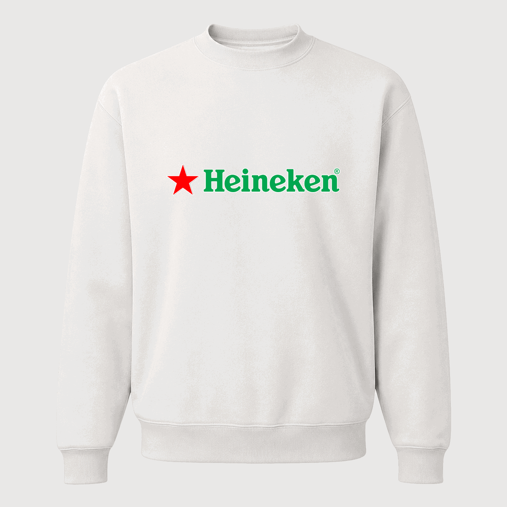 Men's Heineken Crewneck Sweatshirt - White