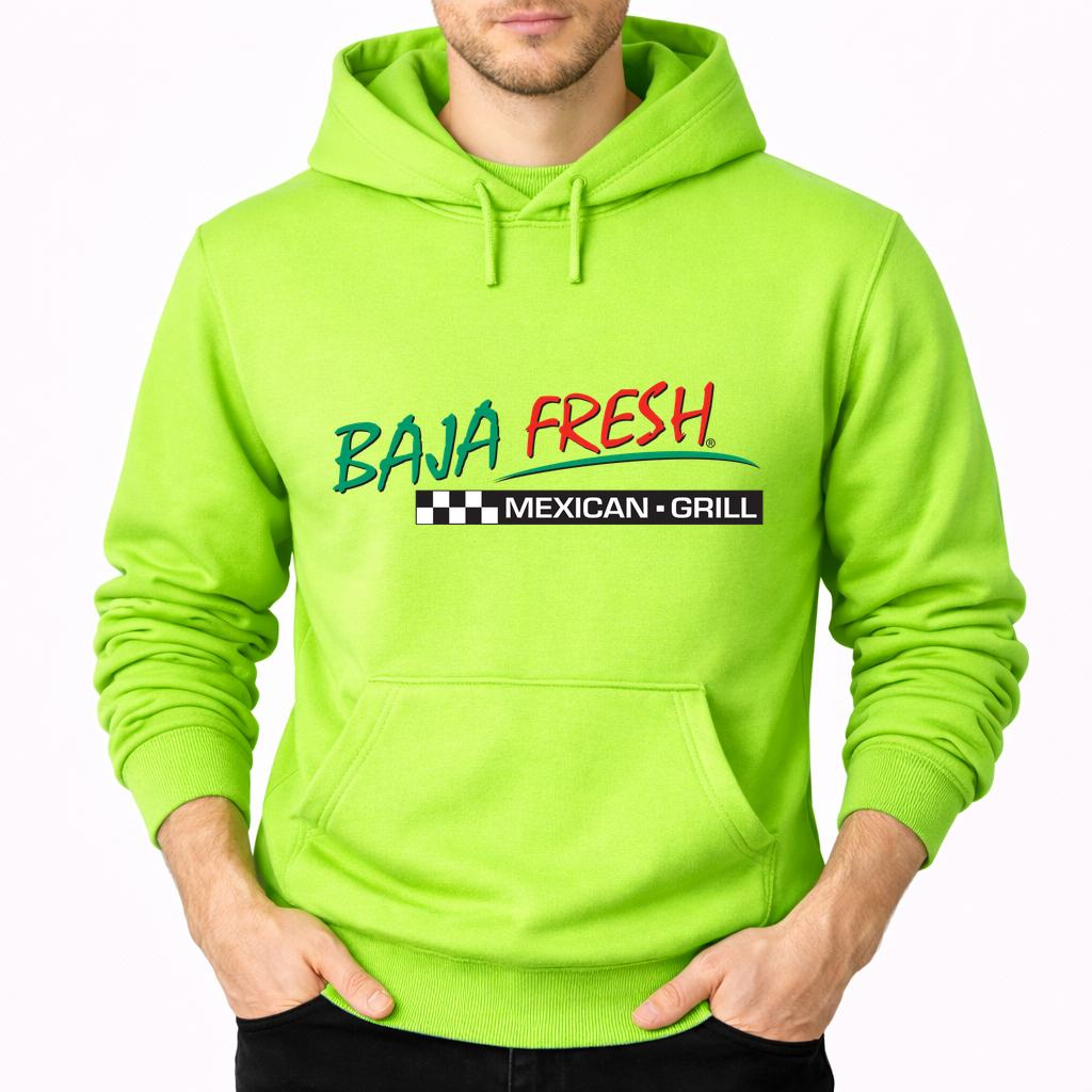 Men's Baja Fresh Pullover Hoodie - Lime green