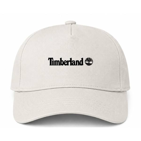 Timberland Logo Beige Dad Baseball Cap Hat