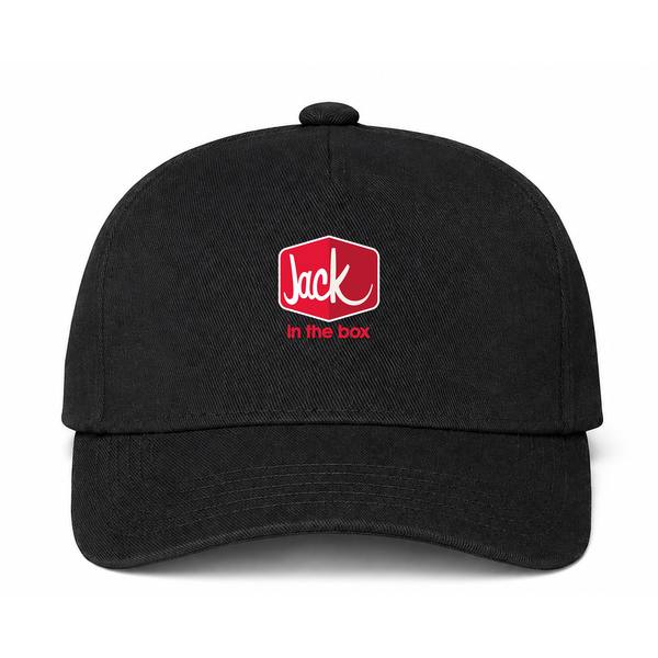 Jack in the Box Logo Black Dad Baseball Cap Hat