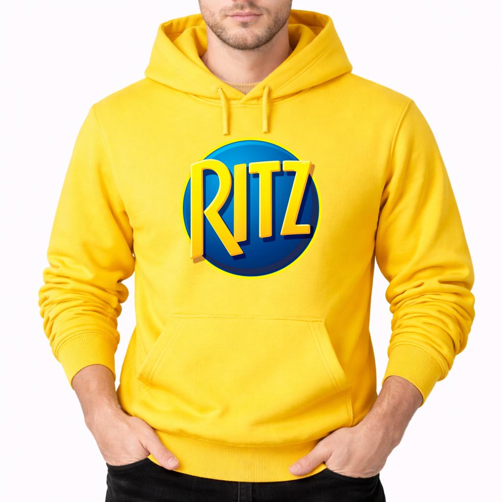 Men's Ritz Mondelez Food Pullover Hoodie - Yellow