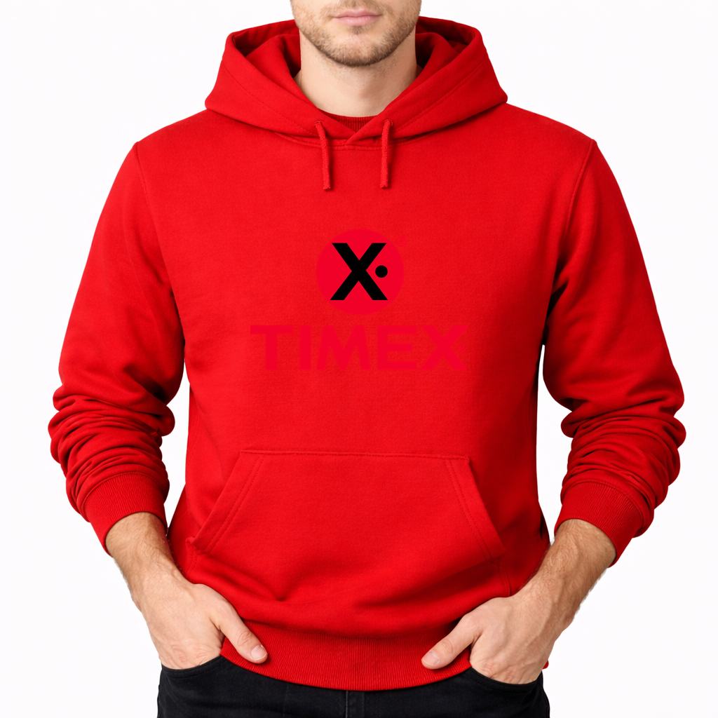Men's Timex Pullover Hoodie - Red