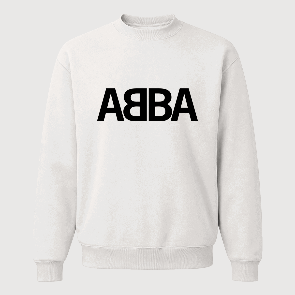 Men's ABBA Crewneck Sweatshirt - White
