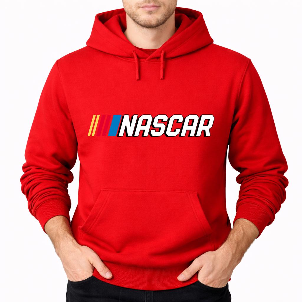 Men's nascar Pullover Hoodie - Red