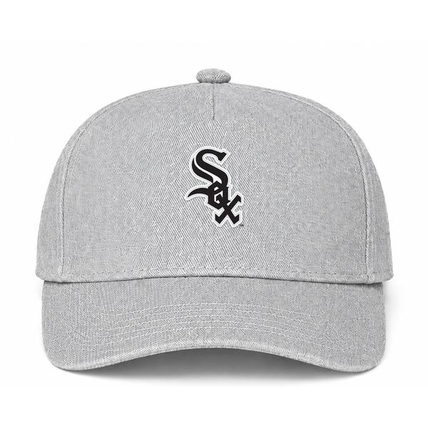 Chicago White Sox MLB Logo Gray Dad Baseball Cap Hat