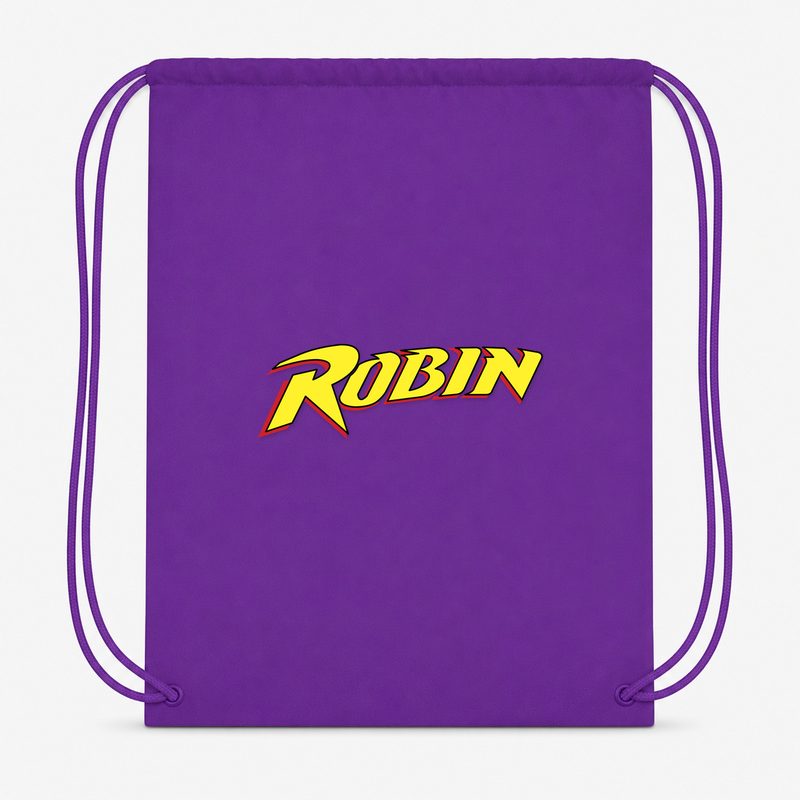 Robin Drawstring Bag - Purple