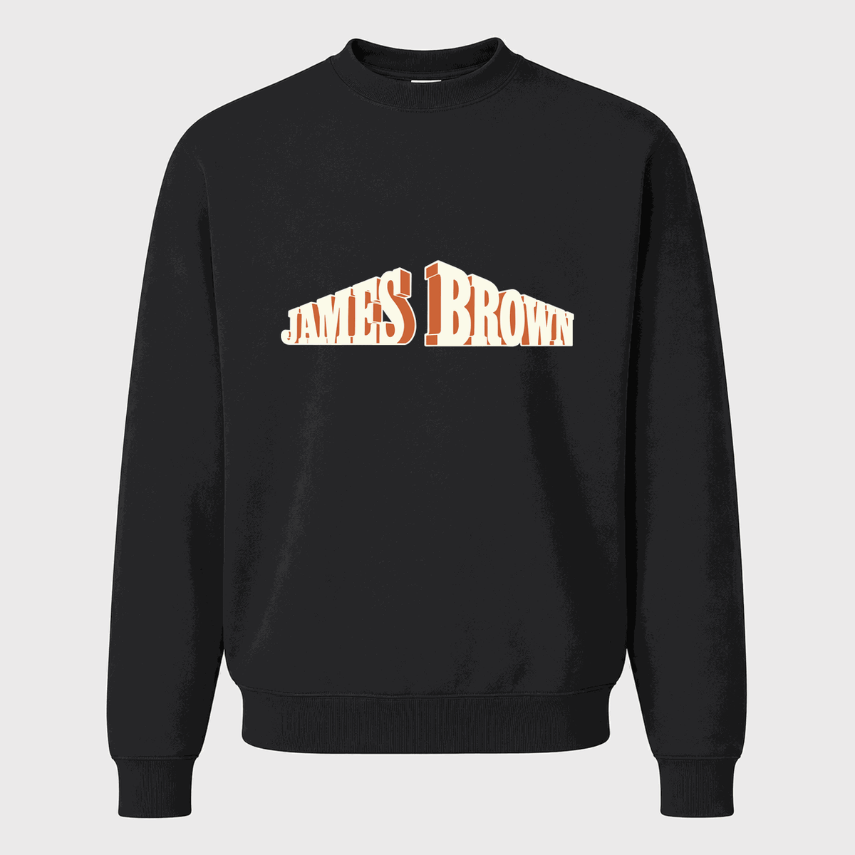 Men's James Brown Crewneck Sweatshirt - Black