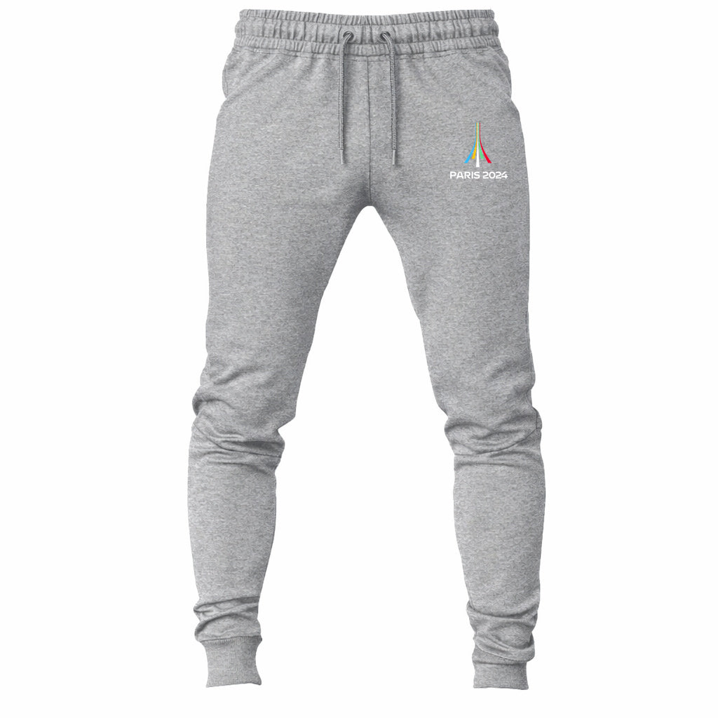 Paris 2024 Olympics White joggers sweatpants - Gray