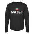 Men's TAG-Heuer-Logo white Long sleeves Cotton Blend T-Shirt - Black