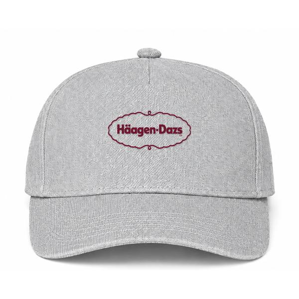 Häagen-Dazs Logo Gray Dad Baseball Cap Hat