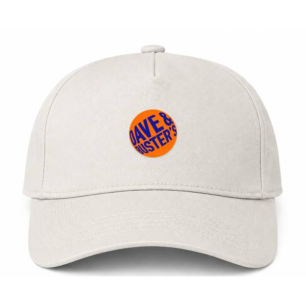 Dave & Buster's Logo Beige Dad Baseball Cap Hat