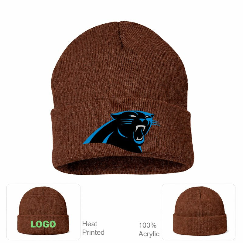 Carolina Panthers Brown Beanie Hat