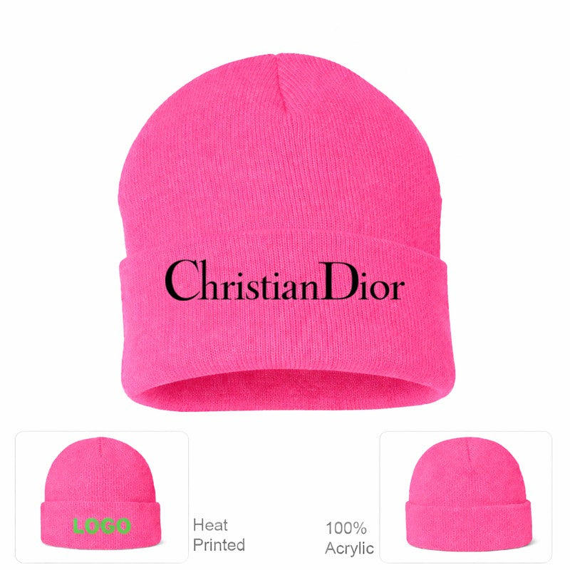 Dior 2 Pink Beanie Hat