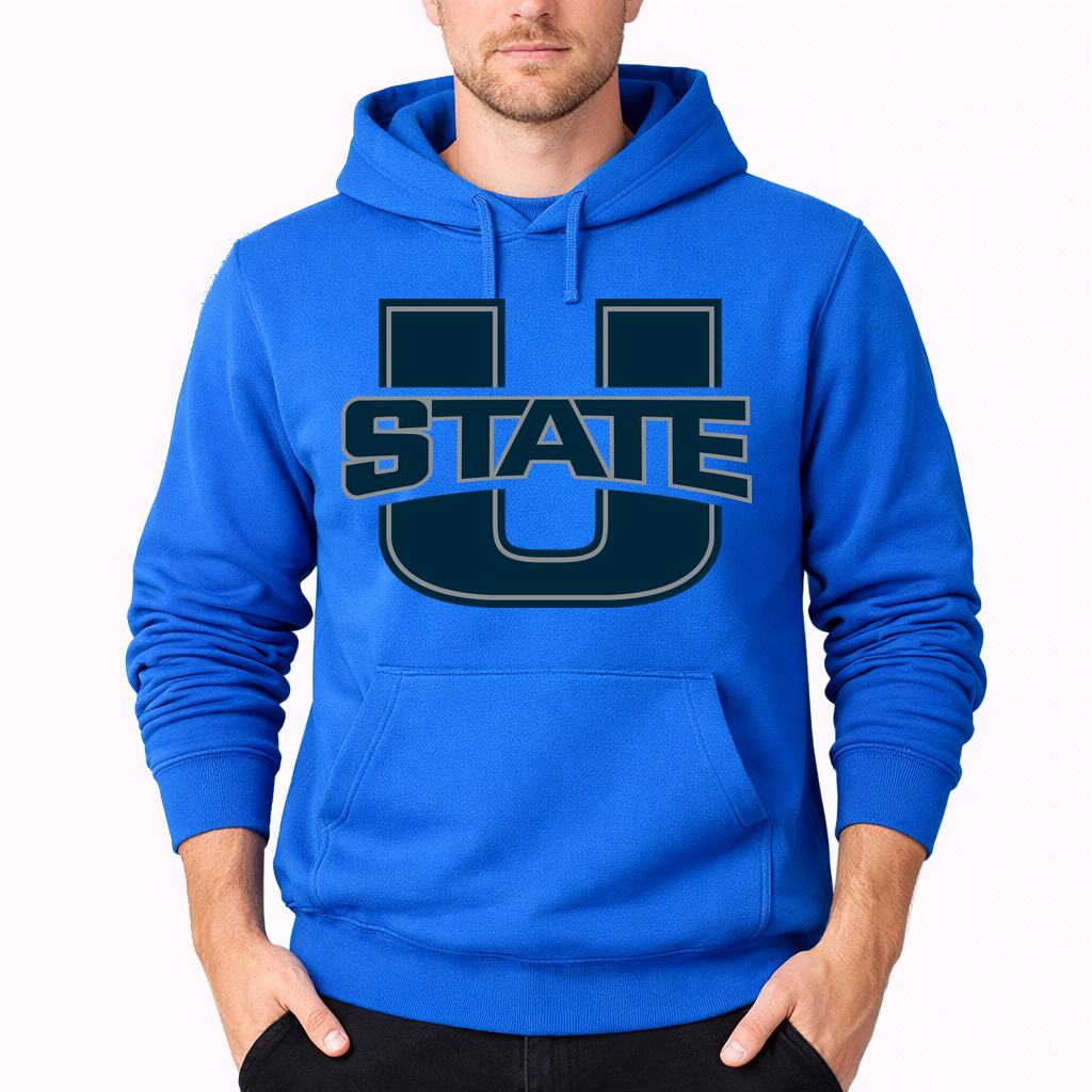 Men's Utah State Aggies Pullover Hoodie - Azure