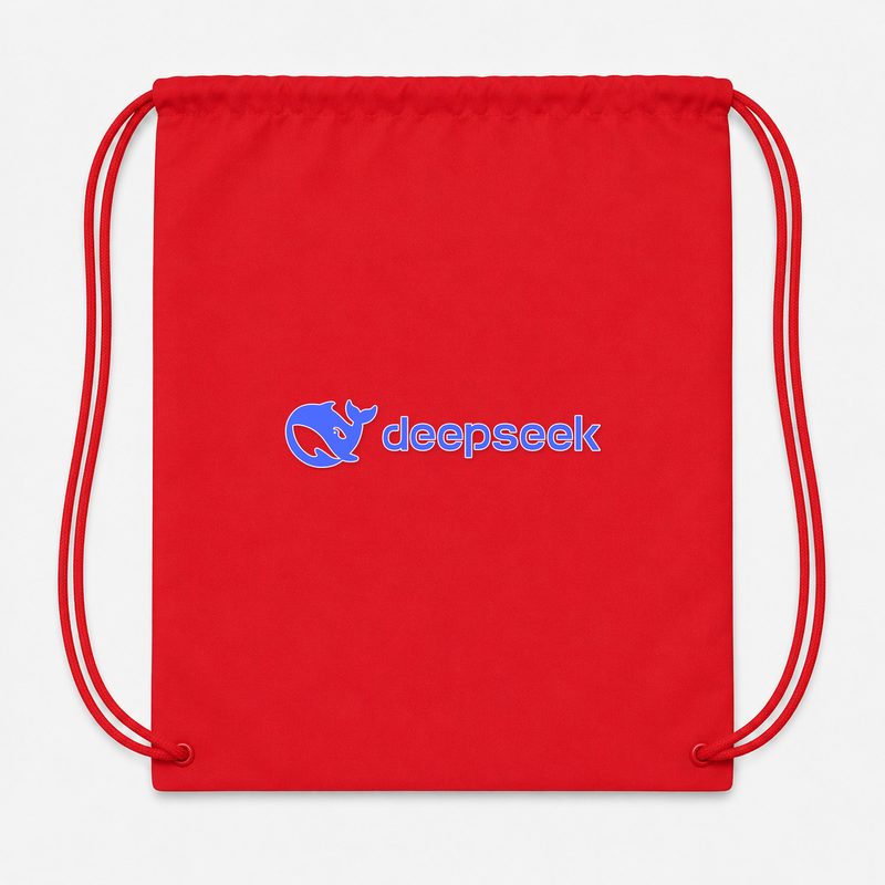 DeepSeek Drawstring Bag - Red