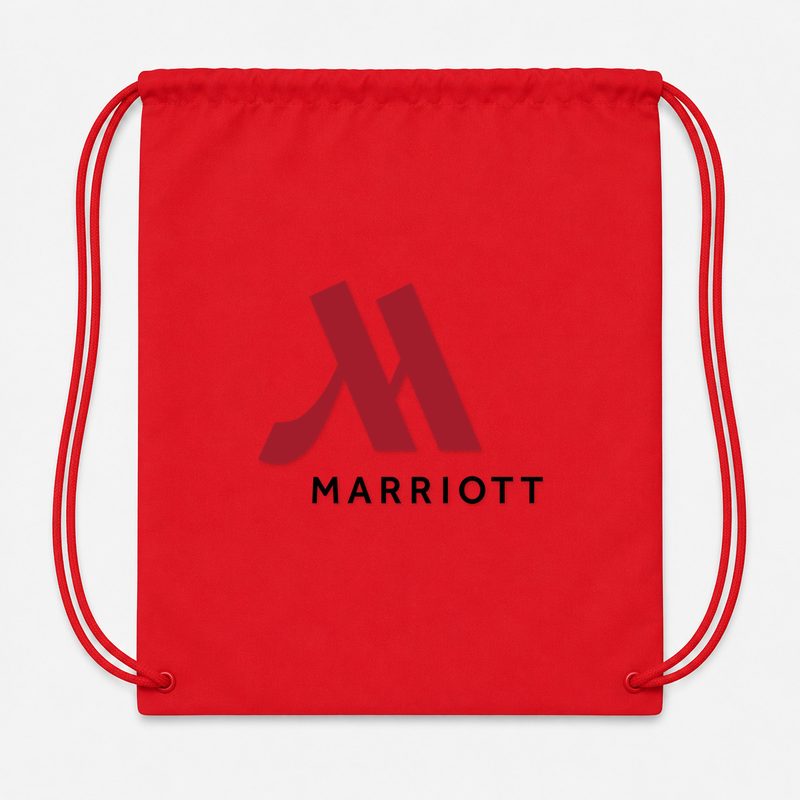 Marriott Drawstring Bag - Red