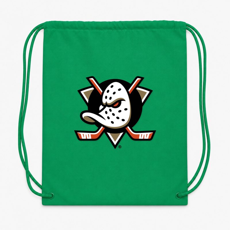 Anaheim Ducks Drawstring Bag - Green