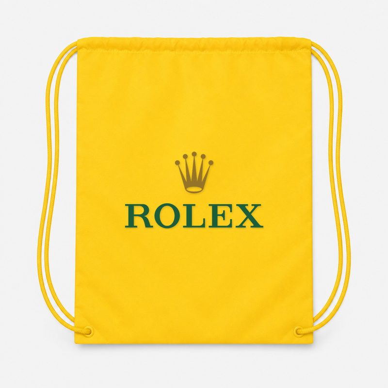Rolex Drawstring Bag - Yellow