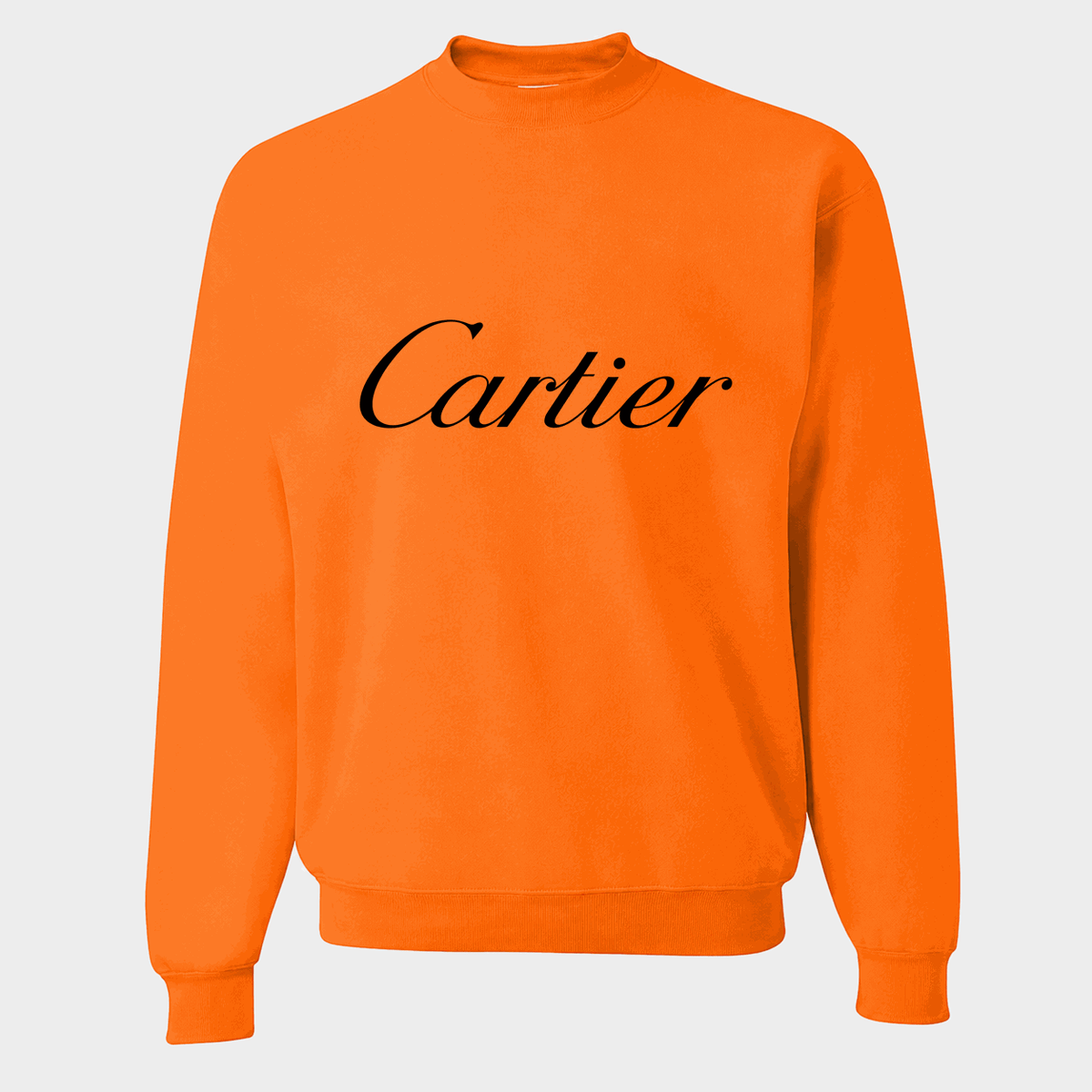 Men's Cartier Crewneck Sweatshirt - Orange