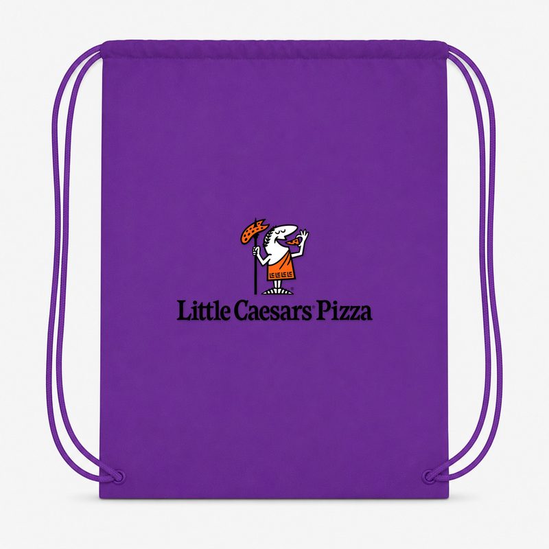Little Caesars Drawstring Bag - Purple