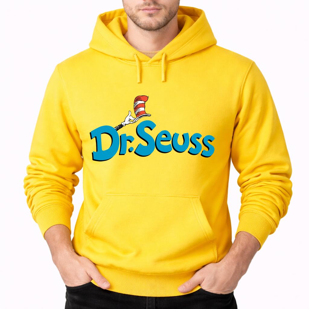Men's Dr. Seuss Pullover Hoodie - Yellow