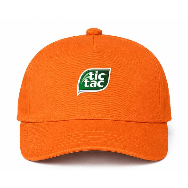 Tic Tac Logo Orange Dad Baseball Cap Hat