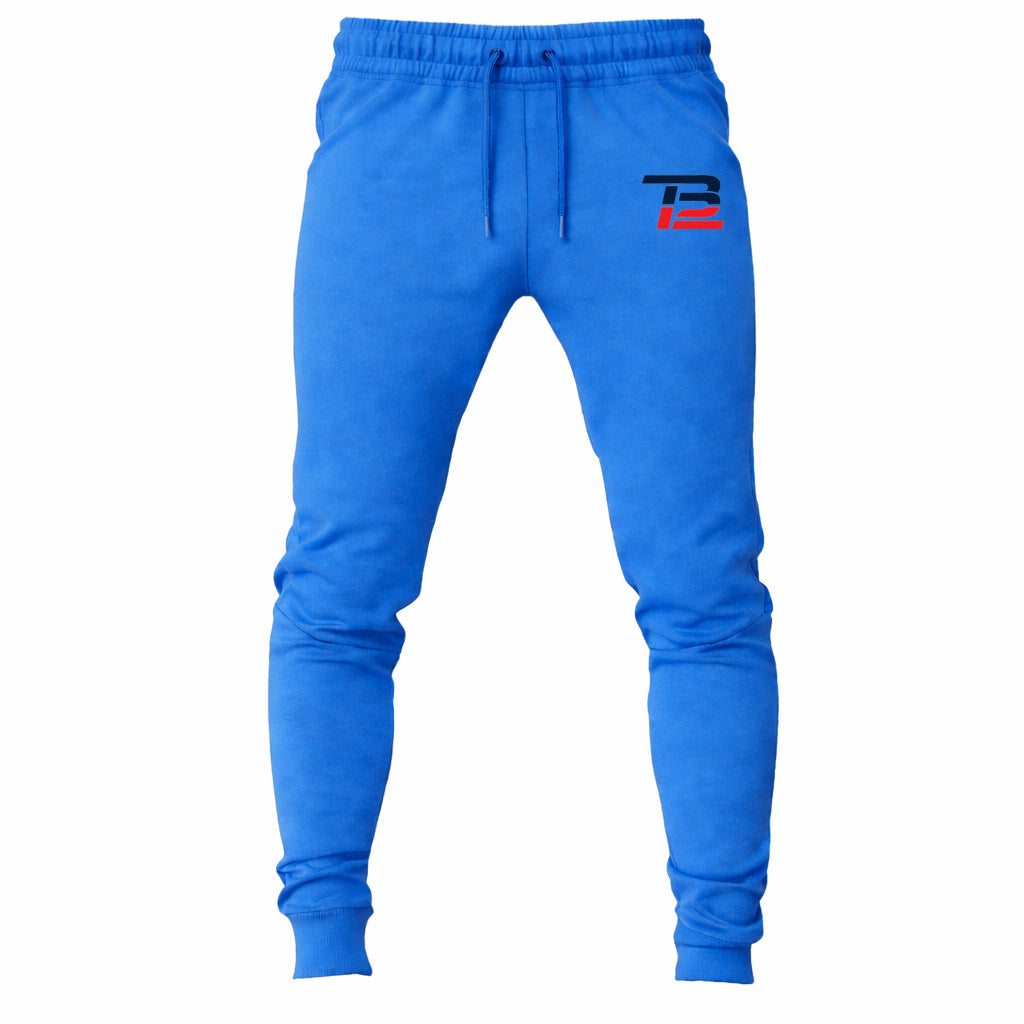 Tom Brady 12 joggers sweatpants - Sky Blue