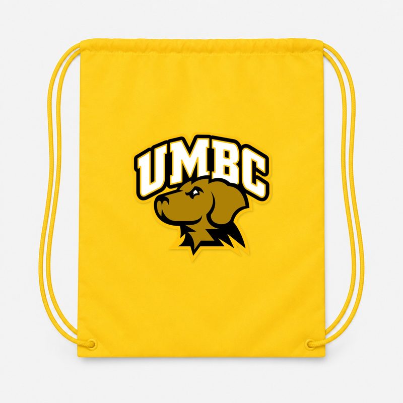 UMBC Retrievers Drawstring Bag - Yellow