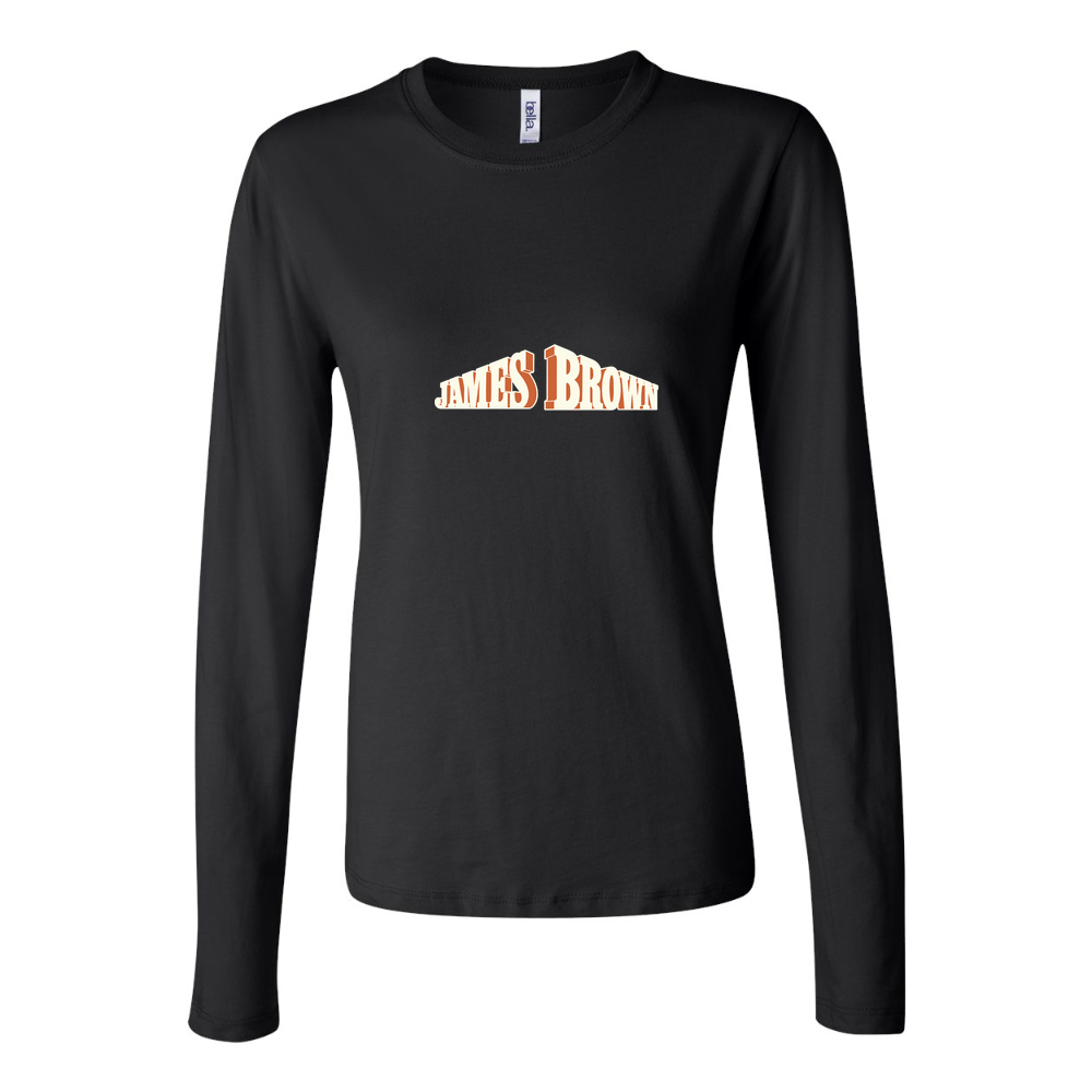 Women's James Brown Long Sleeve T-Shirt - Black