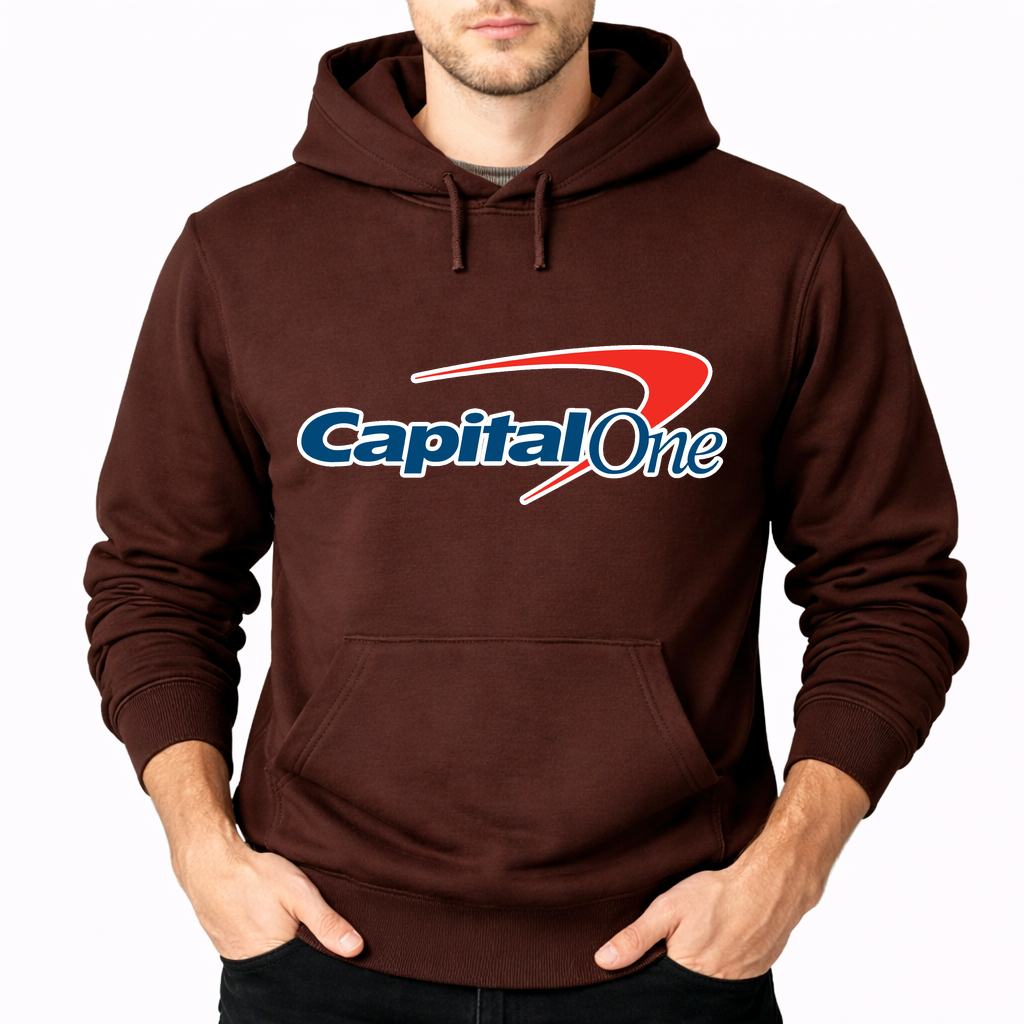 Men's Capital One Pullover Hoodie - Brown