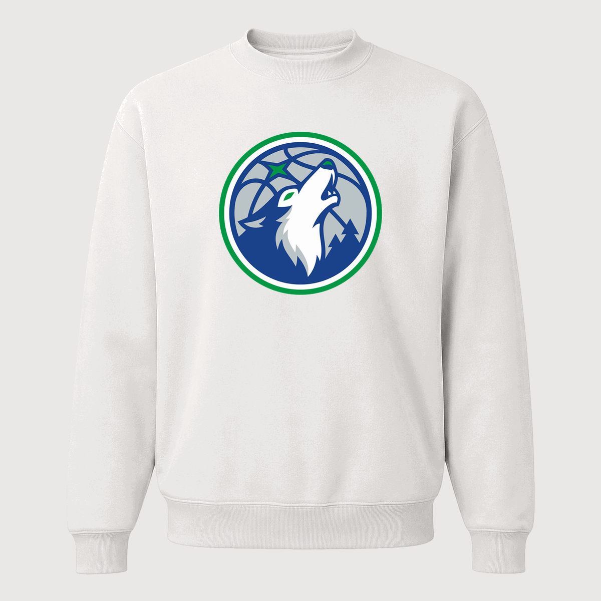 Men's Minnesota Timberwolves Crewneck Sweatshirt - White