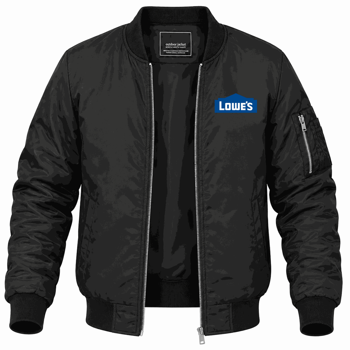 Men's Lowe's Lightweight Bomber Jacket - Black