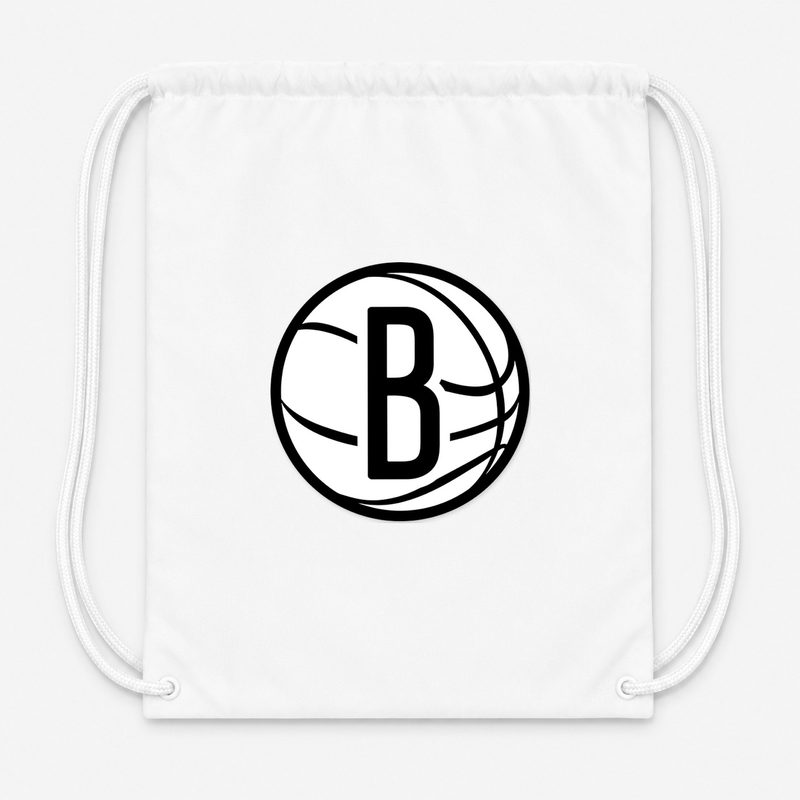 Brooklyn Nets Drawstring Bag - White