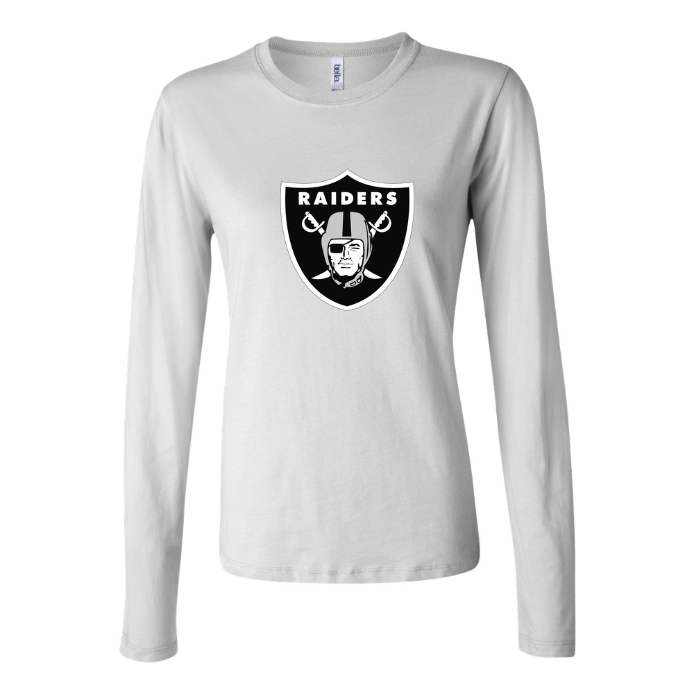 Women's Las Vegas Raiders Long Sleeve T-Shirt - White