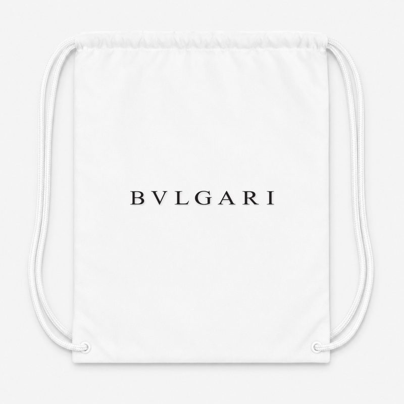 Bvlgari Drawstring Bag - White