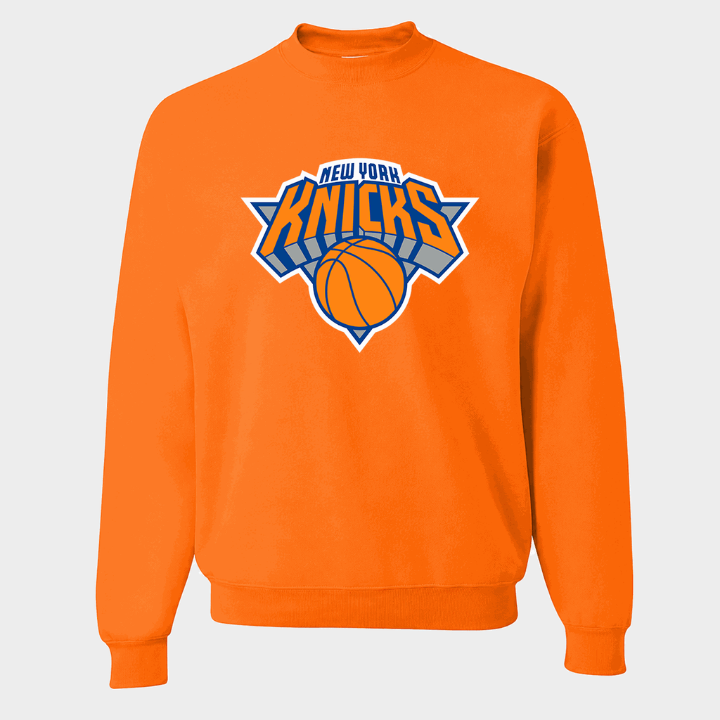 Men's New York Knicks Crewneck Sweatshirt - Orange