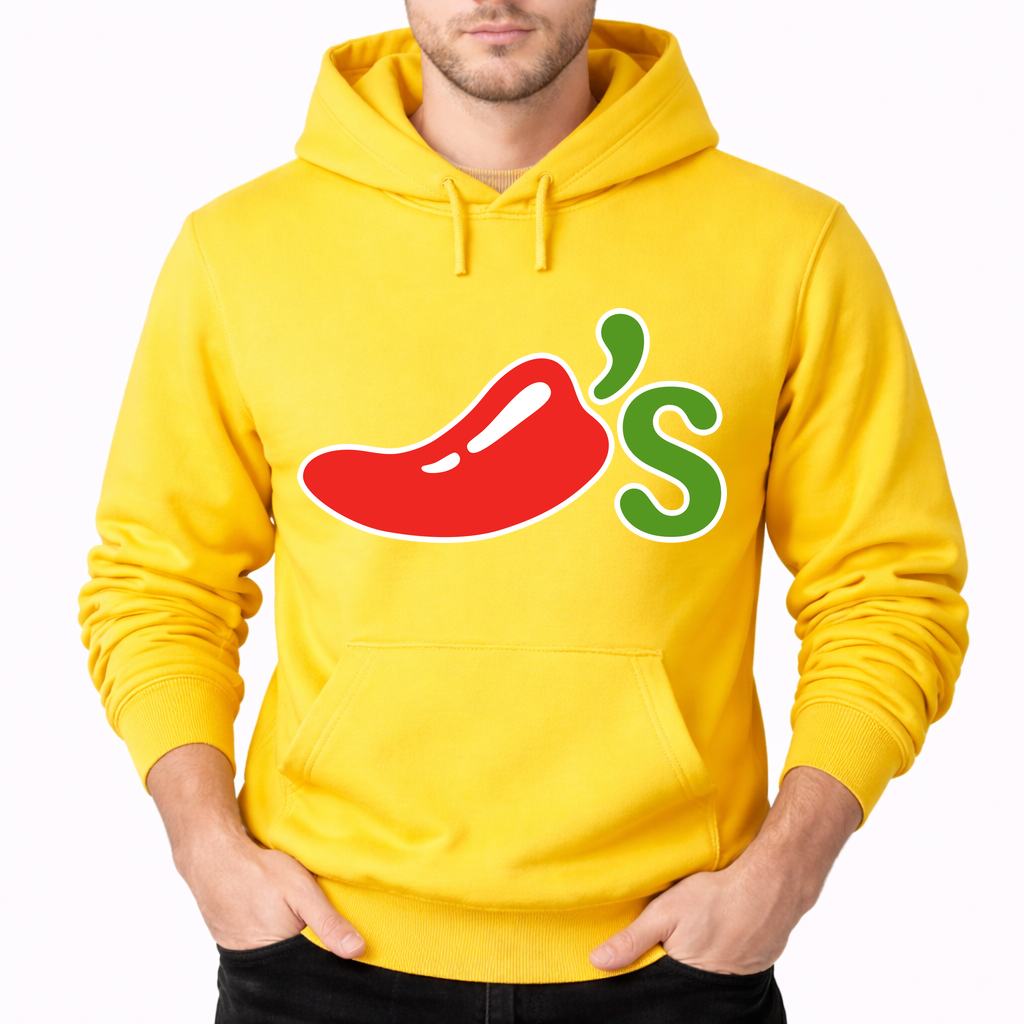 Men's Chili's Pullover Hoodie - Yellow