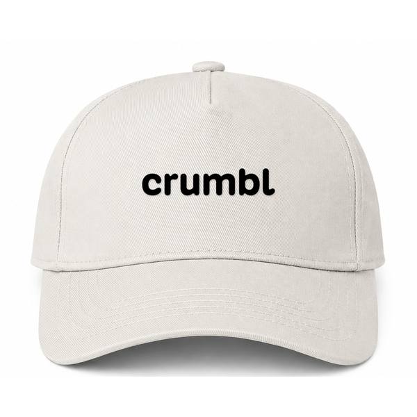 Crumbl Cookies Logo Beige Dad Baseball Cap Hat