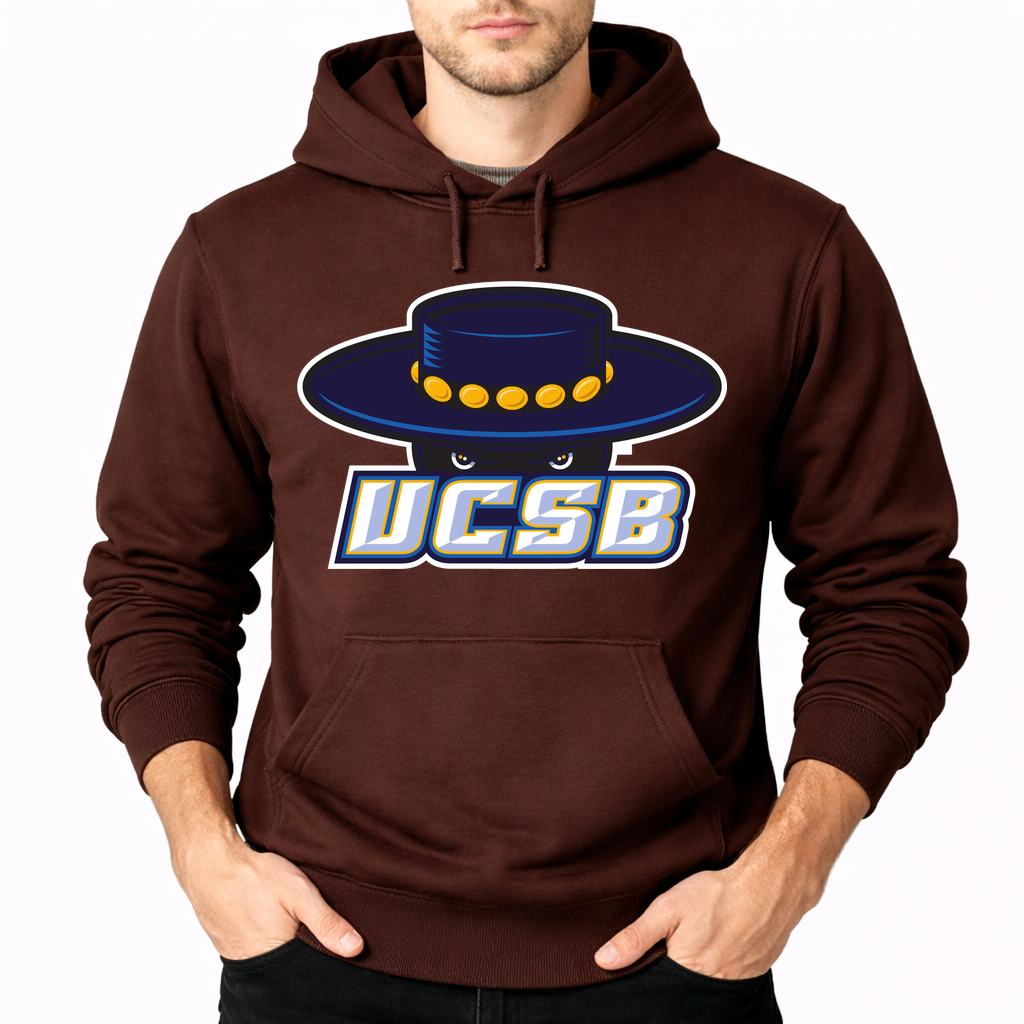Men's UCSB Gauchos Pullover Hoodie - Brown
