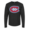Men's Montreal Canadiens Long sleeves Cotton Blend T-Shirt - Black