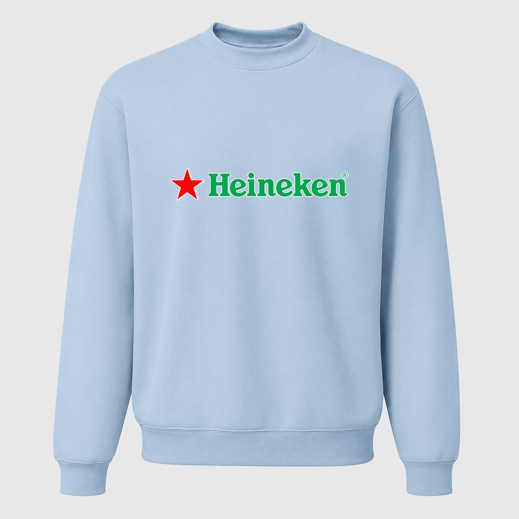 Men's Heineken Crewneck Sweatshirt - Sky Blue