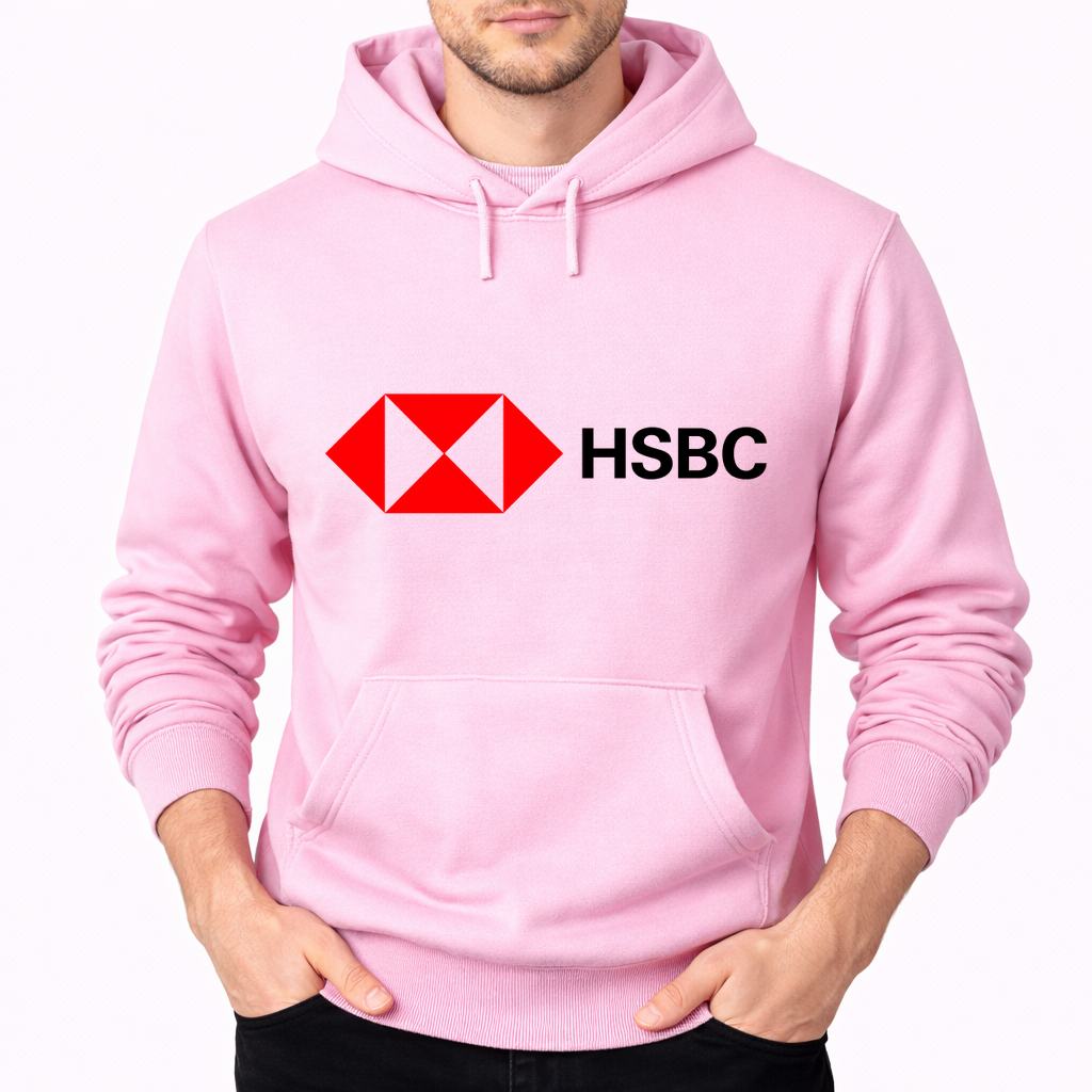 Men's Hsbc Pullover Hoodie - Pink