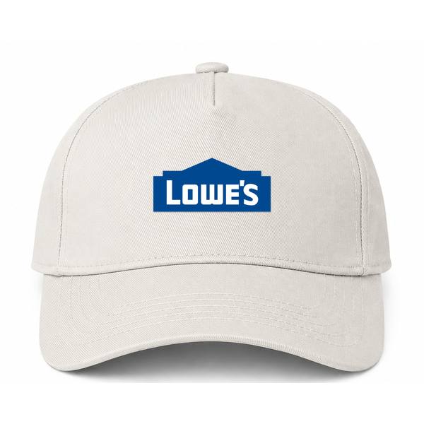 Lowe's Logo Beige Dad Baseball Cap Hat
