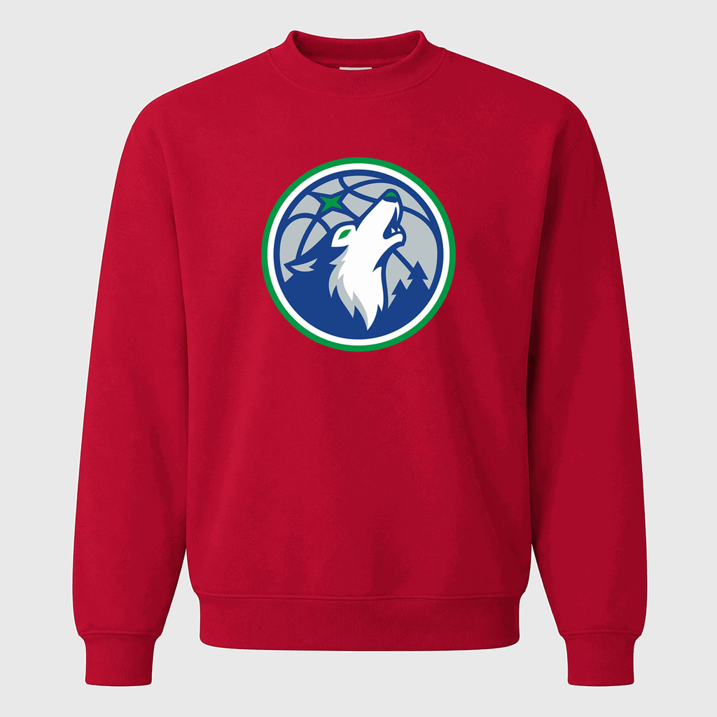 Men's Minnesota Timberwolves Crewneck Sweatshirt - Red