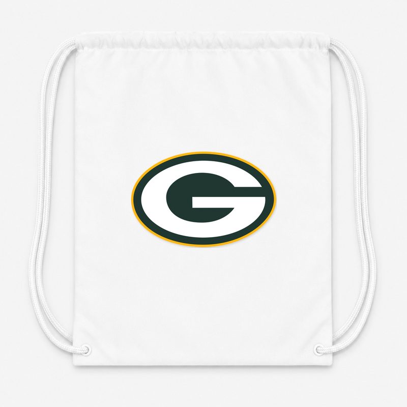 Green Bay Packers Drawstring Bag - White