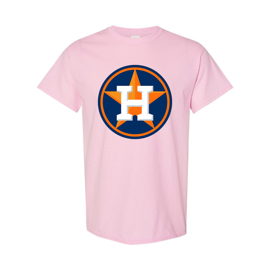 Men's Houston Astros Cotton T-Shirt - Pink