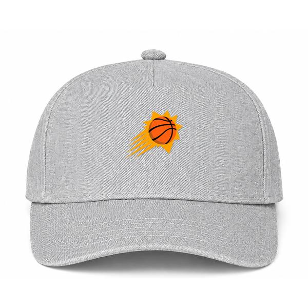 Phoenix Suns NBA Logo Gray Dad Baseball Cap Hat