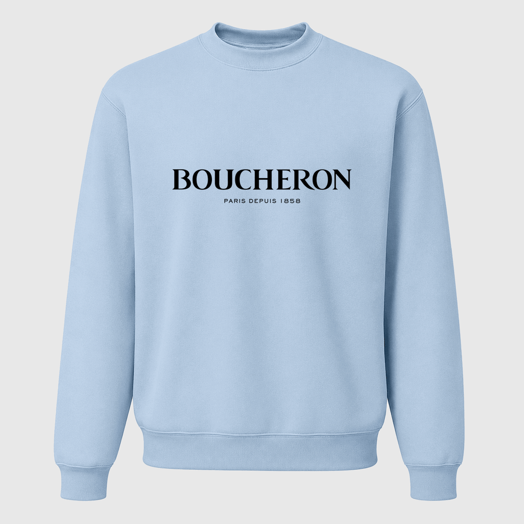 Men's Boucheron Crewneck Sweatshirt - Sky Blue